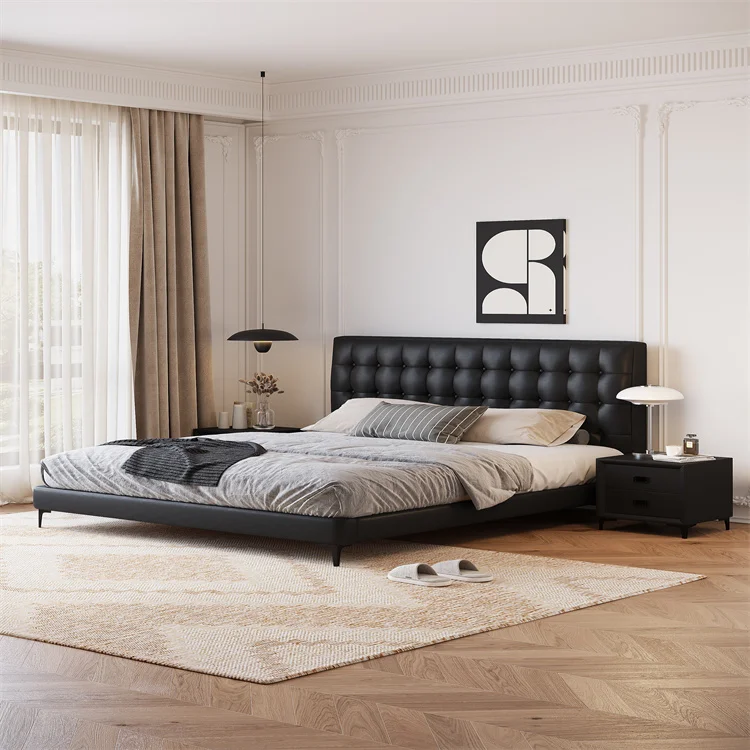 New style bedroom furniture set luxury king size soft bed classic modern bed frames queen upholstered bed