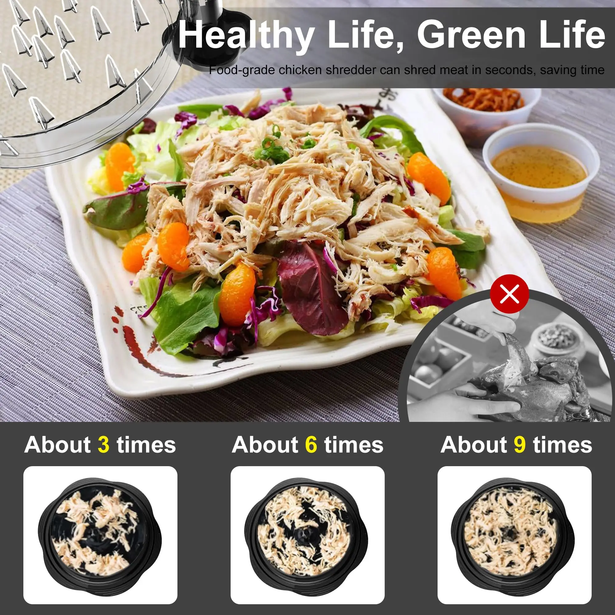 Best Seller Meat Shredder Tool Chicken Shredder Tool with Twist Dishwasher Safe For Meat,Beef Pork from Tricky Chicken