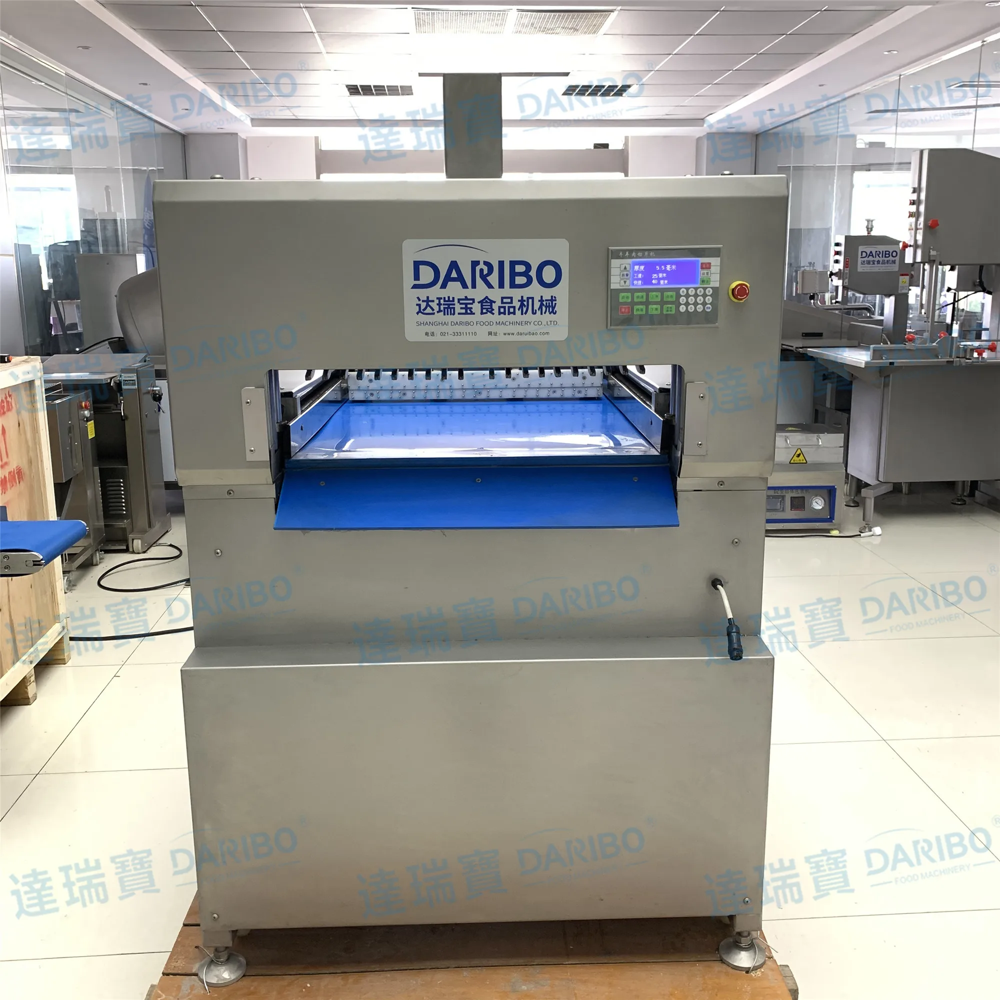 High Precision Cutting Mutton Rolls Cubes Frozen Beef Cubes Cutter Cod Slicer Compound Fish Processing Machine