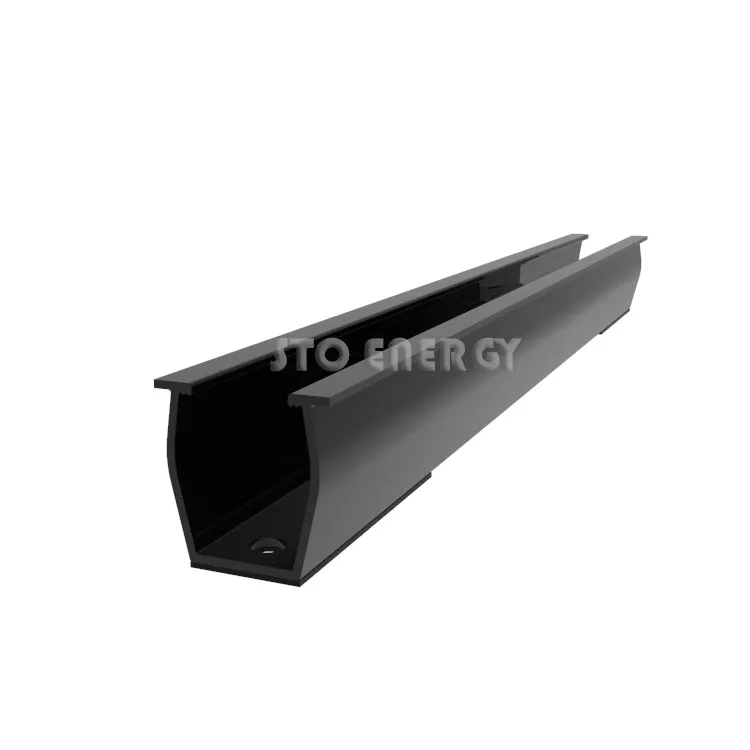 Wholesale Solar PV Aluminum U Type Rail Mini Rail for Solar Roof Mounting System