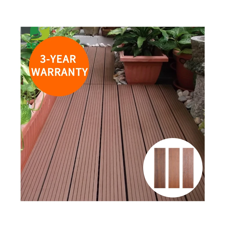 Terrace Anticorrosive Outdoor Floor Engineering Plank Road Carbonized Composite Floor