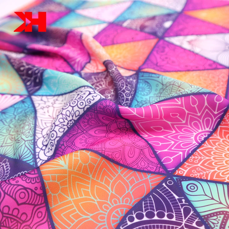 Kahn Attractive Natural Material Silk Fabric with Nice flower Smooth Feeling