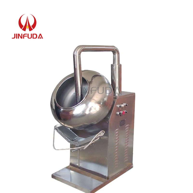 Nuts /Sugar Making Machine Stainless Steel Sugar Coating Pan Equipment