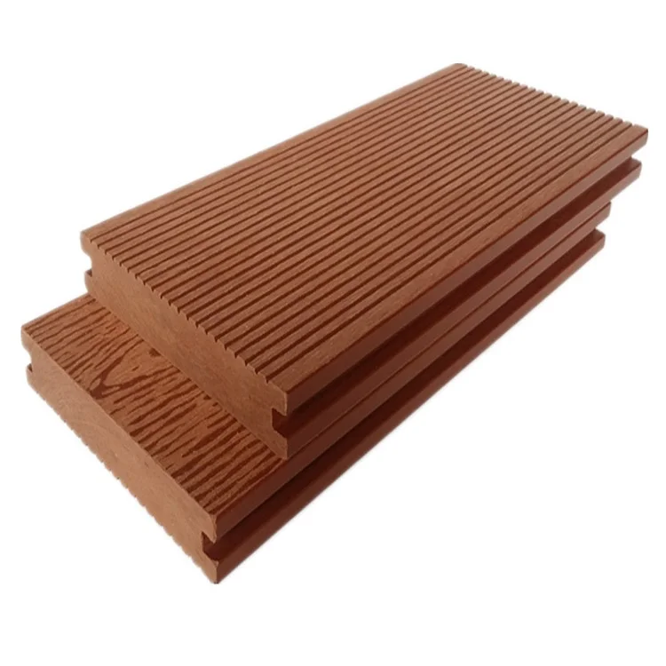 Environmental outdoor solid composite timber anti-uv wpc planks
