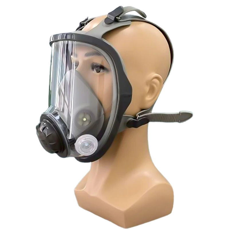 Full gas masks to prevent chemical gases professional chemical full face gas mask respirator
