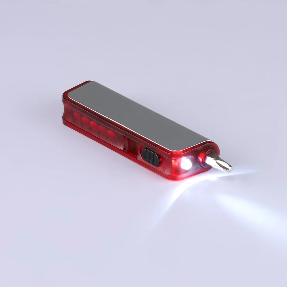 Promotional Multi-tool Holder & LED Torch Portable Screwdriver Kit with LED Light