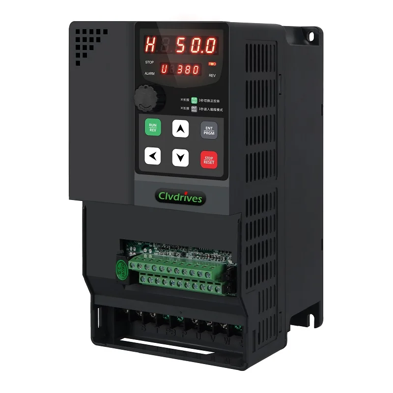 three phase 380V 7.5KW VFD Drives 10HP Variable Frequency  Converter AC output Inverter Motor Speed Control High Quality
