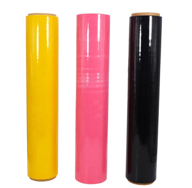 100% Raw Material 25 Micron Jumbo Roll Clear Lldpe Film Stretch Film