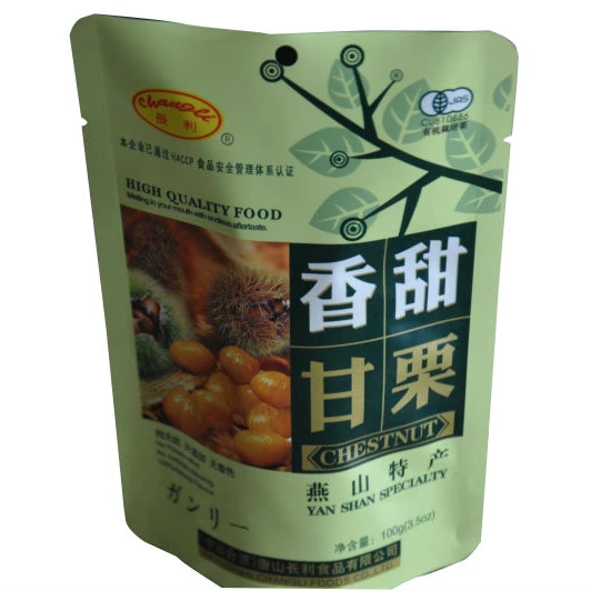 good quality chinese style snack wholesale custom design chestnut snacks