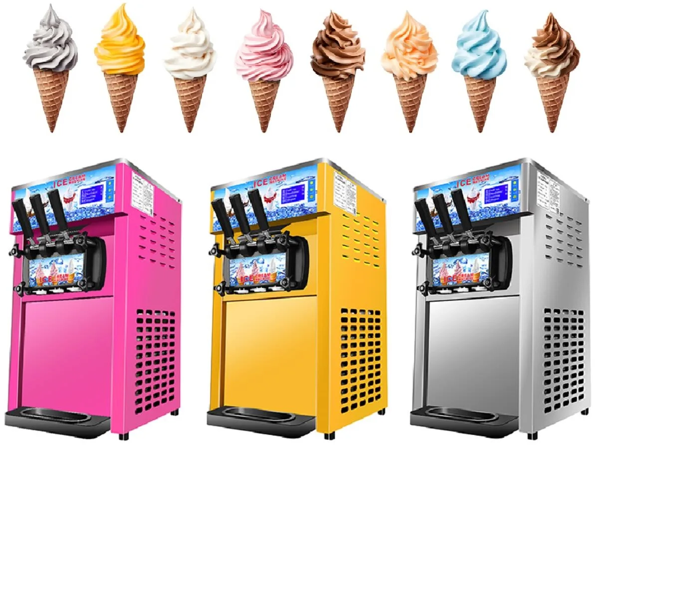 soft ice cream machine ice cream continuous freezer machine