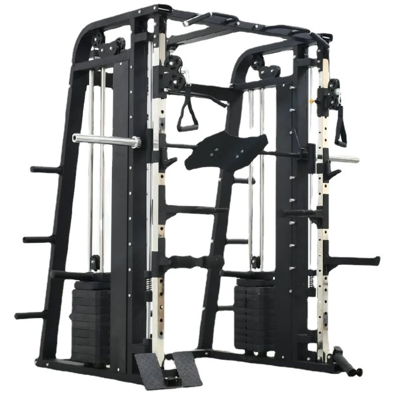 Commercial Bodybuilding Home Gym Fitness Equipment Power Rack Stan Smith Machine