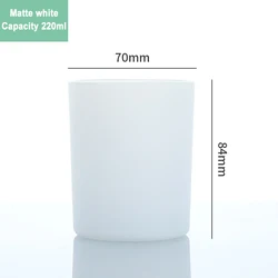 room decor glass candle jar with lid empty candle container fragrance candle vessels