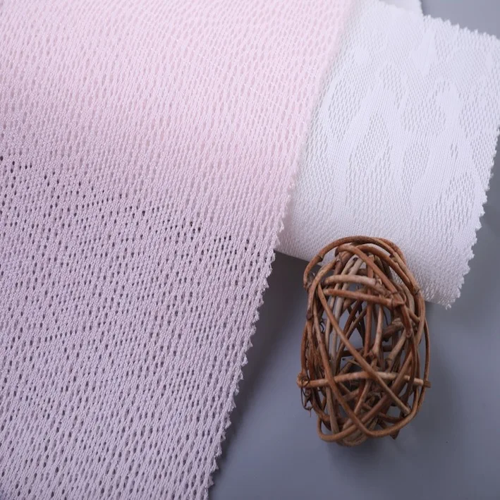 China Manufacturer High Quality Low Minimum Quantity Wholesale Ready Made Soft Mesh Fabric For Shoes