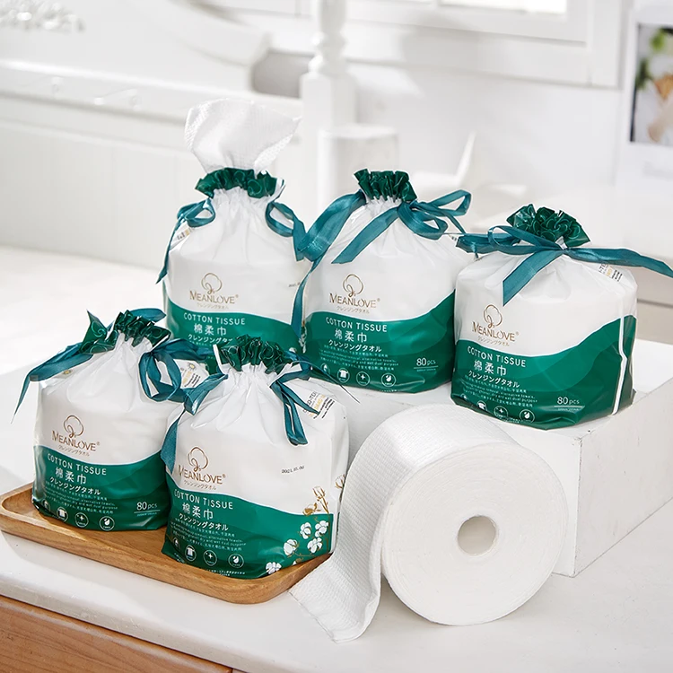 Factory hot sell cotton tissues spunlace nonwoven fabric non woven fabric rolls