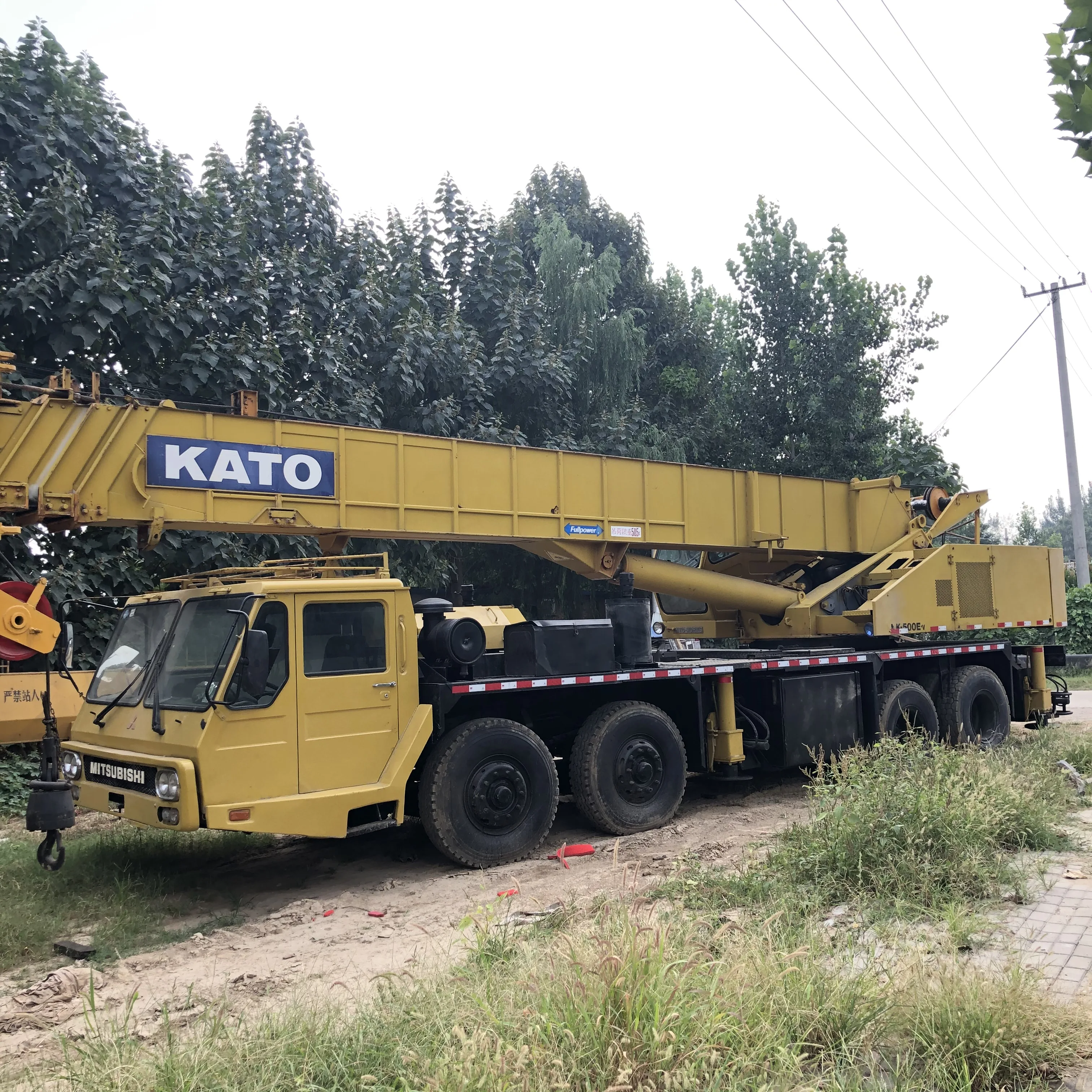 High Quality Japan Crane Kato NK-500E-V 50ton  Used Truck Crane