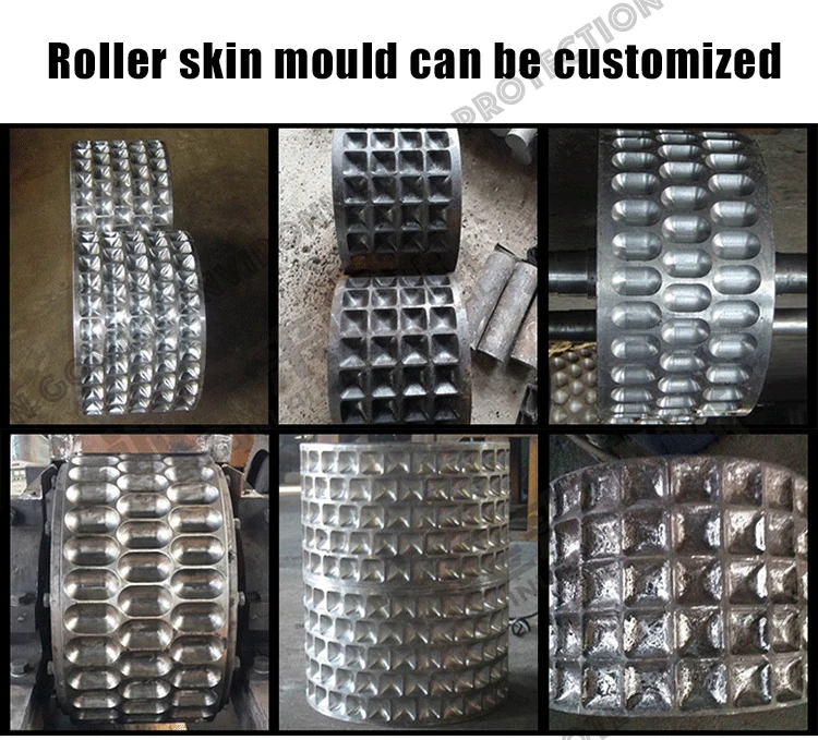 Good Quality Pillow Oval Square Charcoal Balls Press Coal Fuel Pellets Maker Carbon Black Briquette Machine