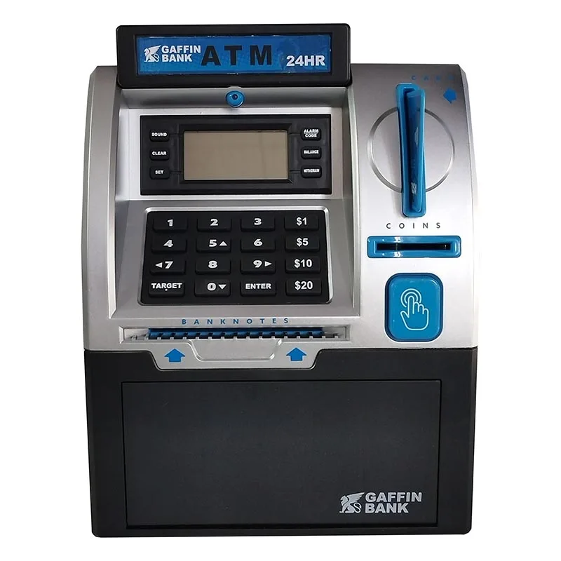 ATM Piggy Bank Cash Coin Can ATM Bank Electronic Coin Money Bank for Kids