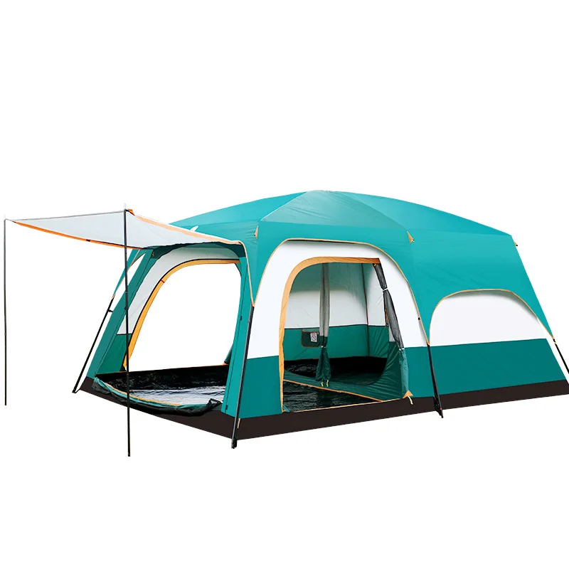 Fully automatic tent outdoor camping thickening rainstorm protection field team of 8-12 people