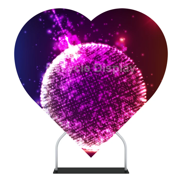 Эластичные принадлежности для дня рождения портативная рамка в форме сердца настенная подставка свадебной