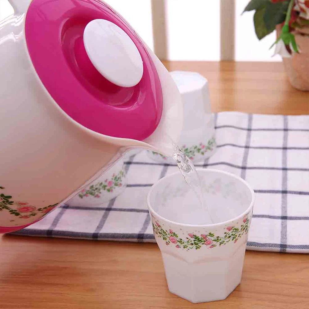 Drinkware food grade 1.2L plastic water jug with custom printed logo,water pots and kettle