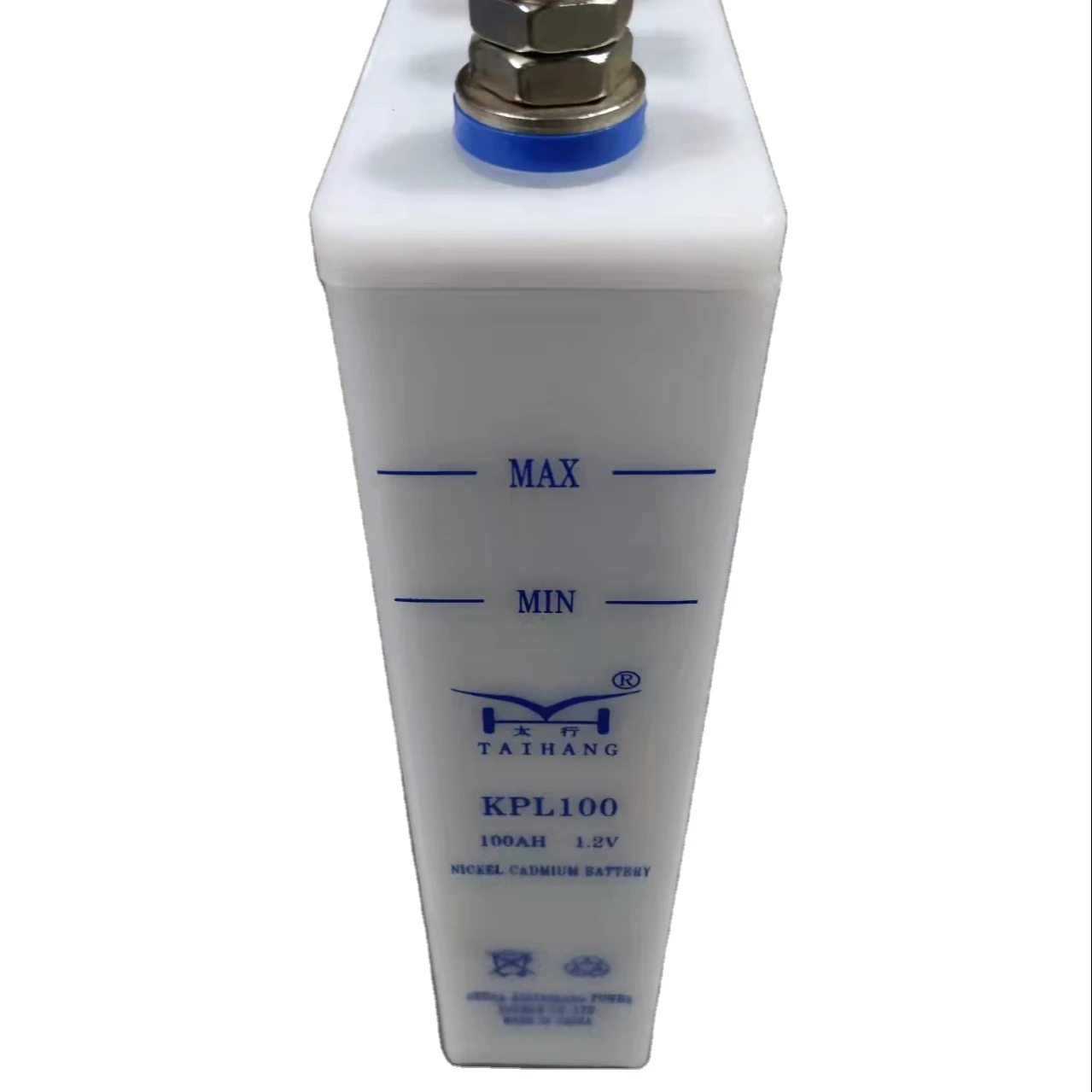 1.2V 12V 48V 96V 110V KPL nickel cadmium battery 100ah 2022 hot sale nicd battery manufacturer for ups