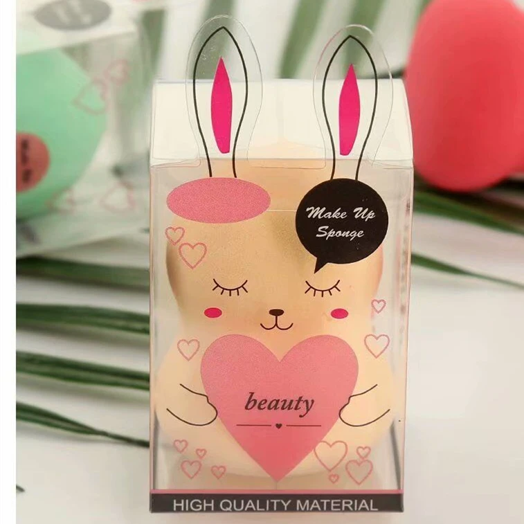 Wholesale makeup esponja facial sponge set blender beauty foundation Logo Private Label powder puff cosmetic packaging