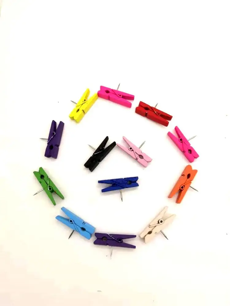 Креативные красочные заколки для бумаги для пробковой доски и фотостены