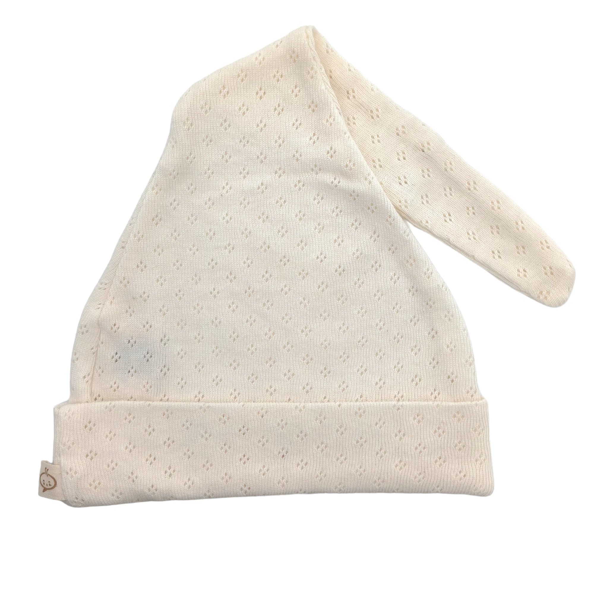 Baby Hats Wholesale Baby Double Knot Cap Baby Cotton Hat Babymio Factory Price Newborn Unisex 100% Organic Cotton Beanie Striped