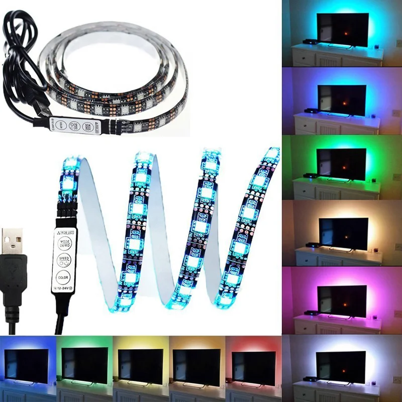 High Quality Colorful SMD 5050 2835 Wifi App Flexible RGB Color Change Smart Lights  Dream Color LED Strip for Decoration