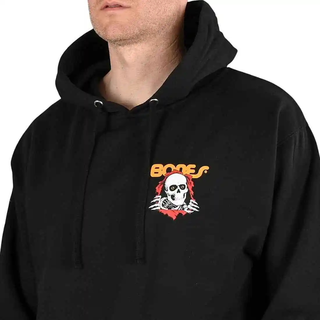 wholesale thick fleece winter hoodies for men printing Skeleton logo 100% cotton 320 gsm hoodies