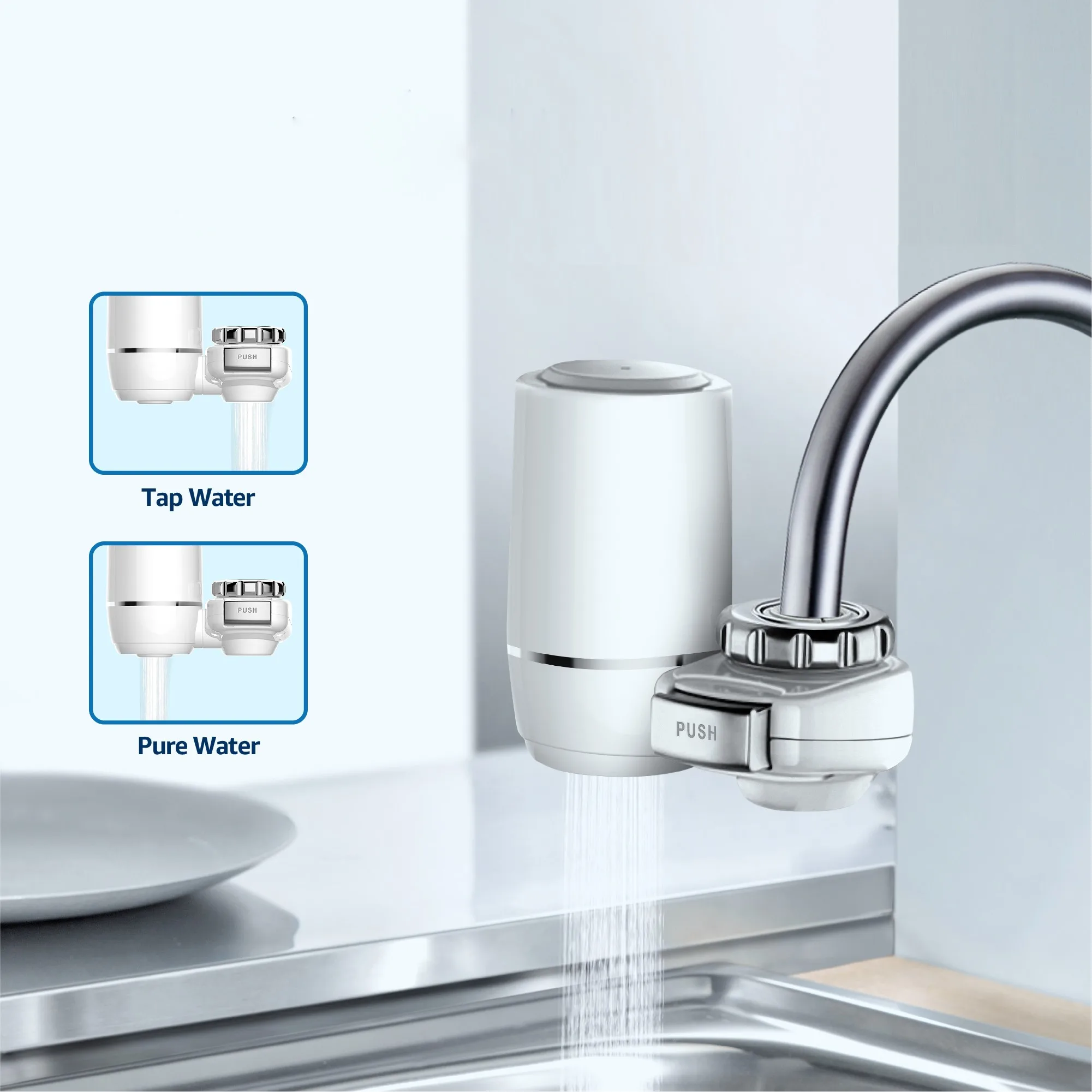 Activated Carbon Fiber Filtration Material Water Filter Tap Kitchen Faucet Water Filter