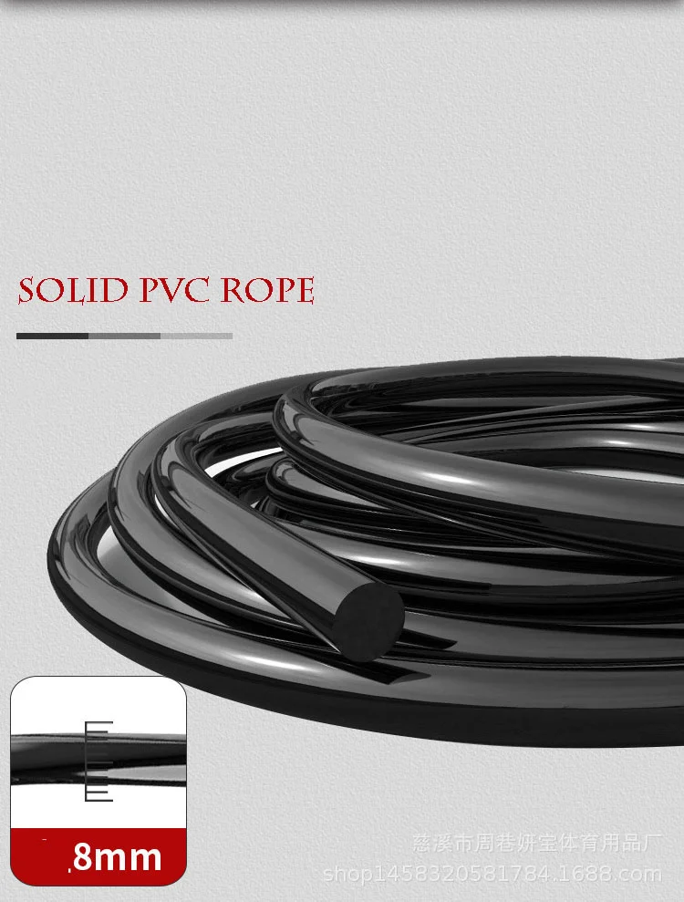 Exercise Fitness Ropeless Jump Rope Cordless Jumping Rope Adjustable Length Speed  Custom Skipping Rope with Foam Handle