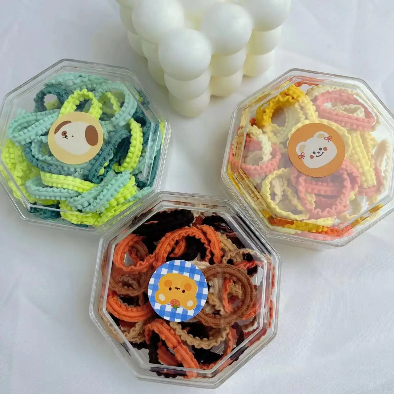 50pcs Baby Hair Ties Toddler Hair Ties for Girls Kids Elastic Hair Bands Ponytail Holder