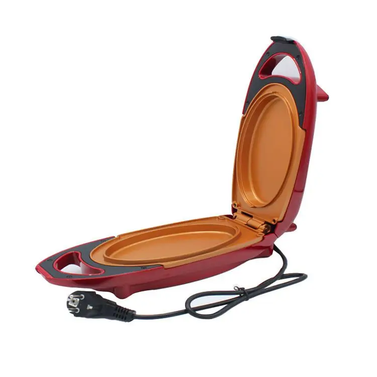 
Red Copper 5 Minute Chef Heat the frying pan electric barbecue pan smokeless non-stick frying pan 