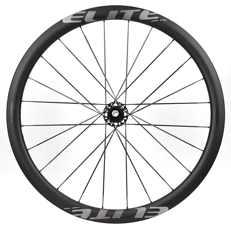 ELITEWHEELS PE DISC Dealer 700c Carbon Spoke Wheelset 40mm Carbon Road Wheel For Racing Bicycle