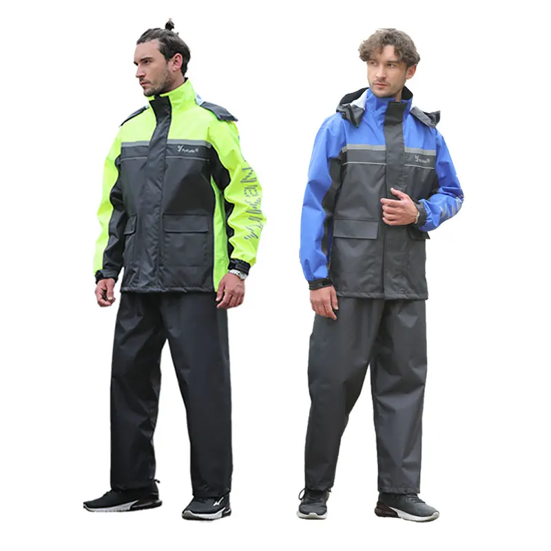 Водонепроницаемый светоотражающий дождевик для езды на велосипеде