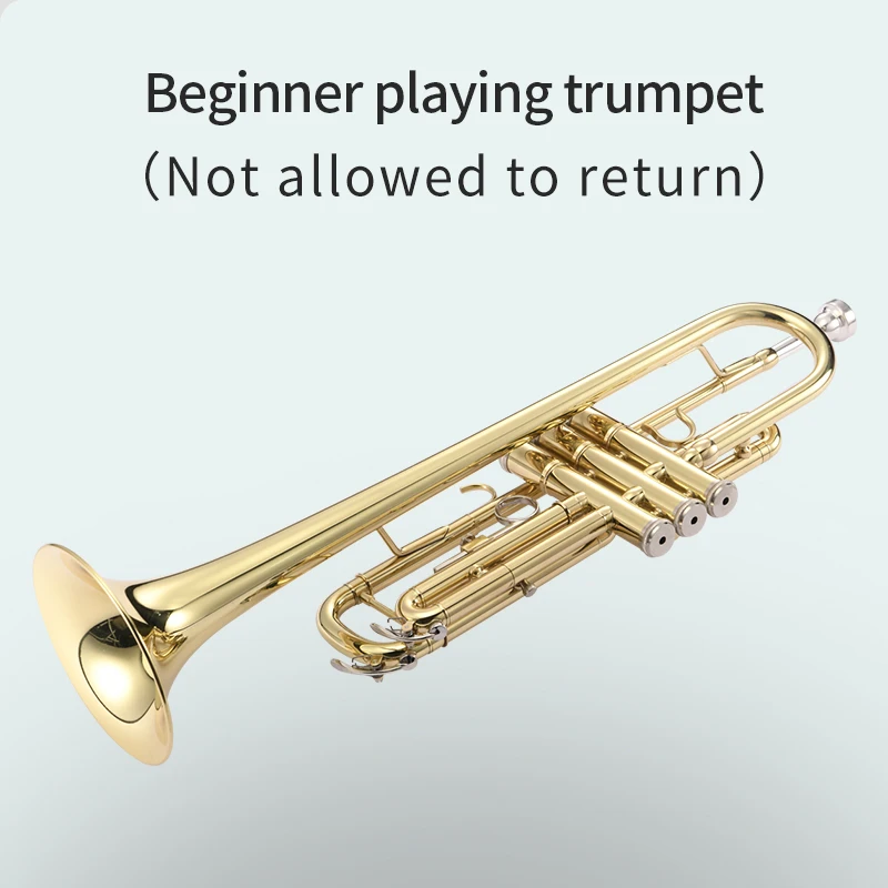 Best selling retro diameter 125MM trumpet easy to play trumpet
