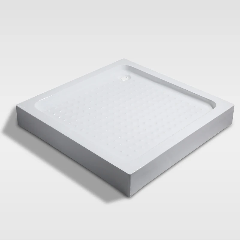Cheap low acrylic shower trays 70x70 with anti-slip