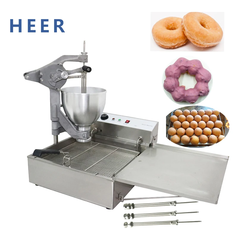 Automatic Manual Dough Pon De Ring Mochi Loukoumade Dropper Donut Machine Depositor