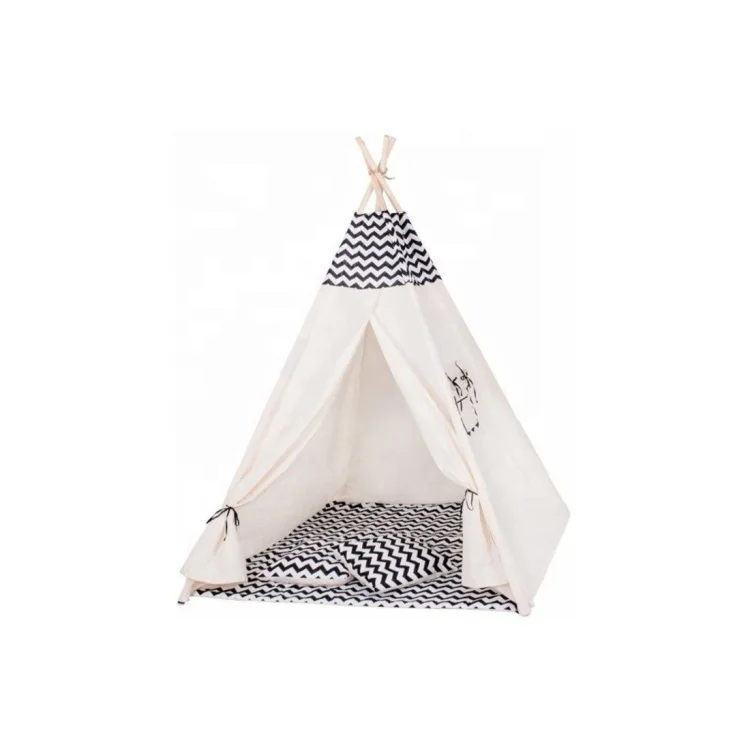 Складной детский игровой домик мягкая игрушка индивидуальный OEM стиль индийский розовый вигвам палатка для продажи