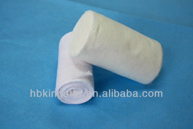 
bleached 100% cotton medical gauze roll 