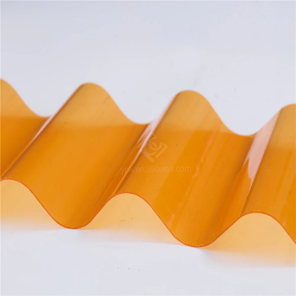 
1.2mm water proof polycarbonate corrugated sheet roofing panels/ skylight tiles 