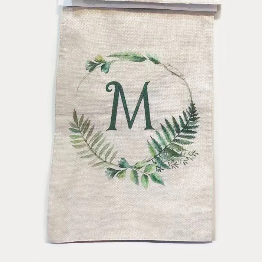 colorlife 12x18 Inch Double Sided Outside Family Last Name Initial Yard Outdoor Decoration Monogram Letter l Garden Flag