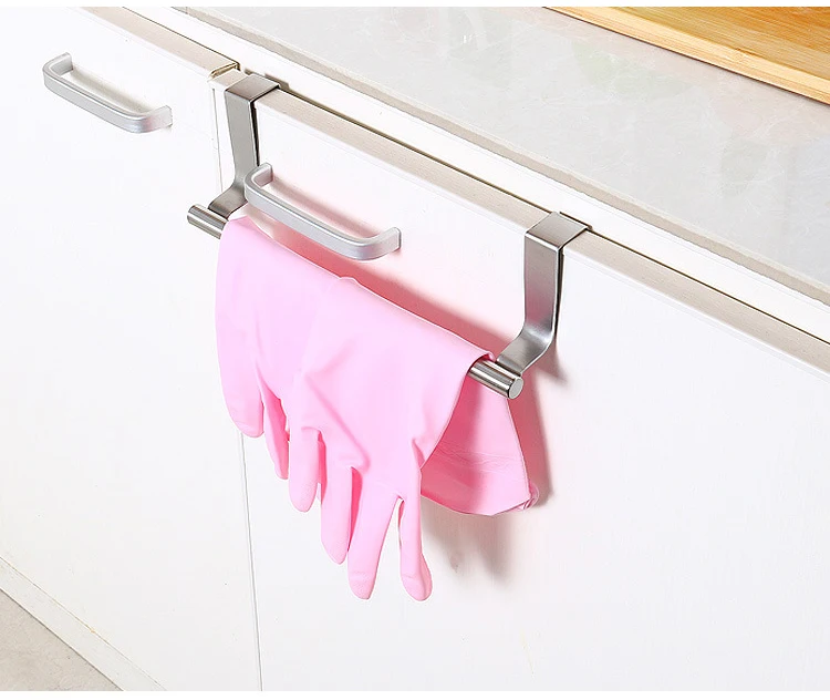 Hot Sale Kitchen Bathroom Door Frame Stainless Steel Wall-Mounted Towel Rack