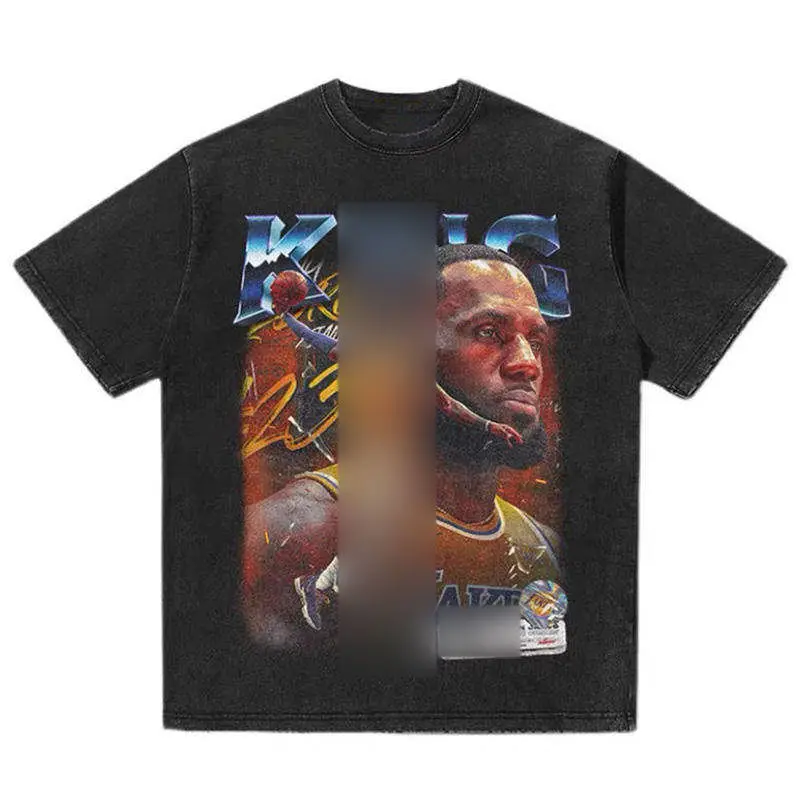 Manufacturers custom print vintage tee heavyweight 300 gsm cotton oversized graphic t shirt