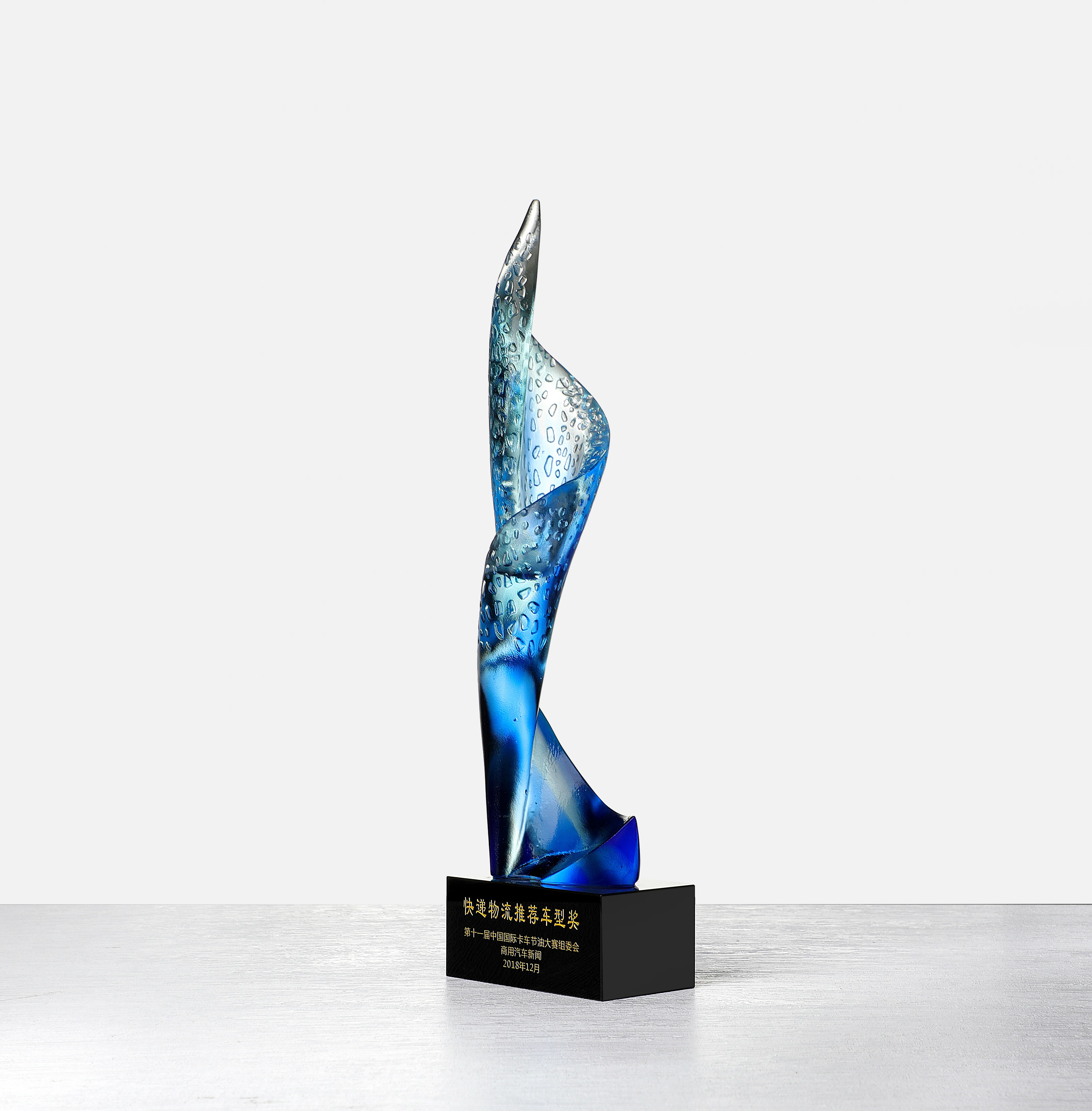 wholesale cheap crystal liuli trophy black Bottom personality custom Crystal glazed trophy