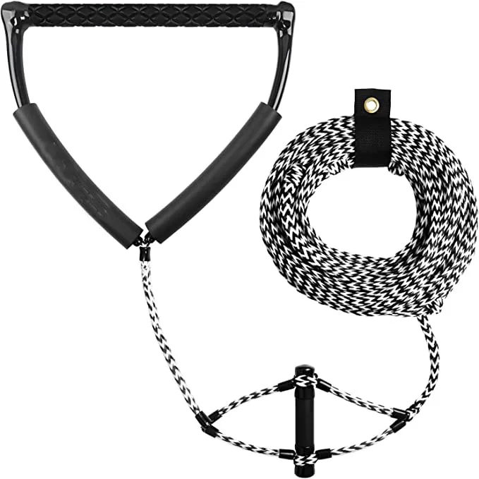 75ft Water Ski Rope, 7 Section Wakeboard Rope with Floating Handle, Tow Rope for Tubing, Watersport Line for Water Ski, Wakeboar