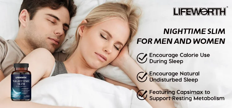LIFEWORTH Night Slim с капсимаксом-натуральным термогенным зеленым кофейным зерном Forskolin