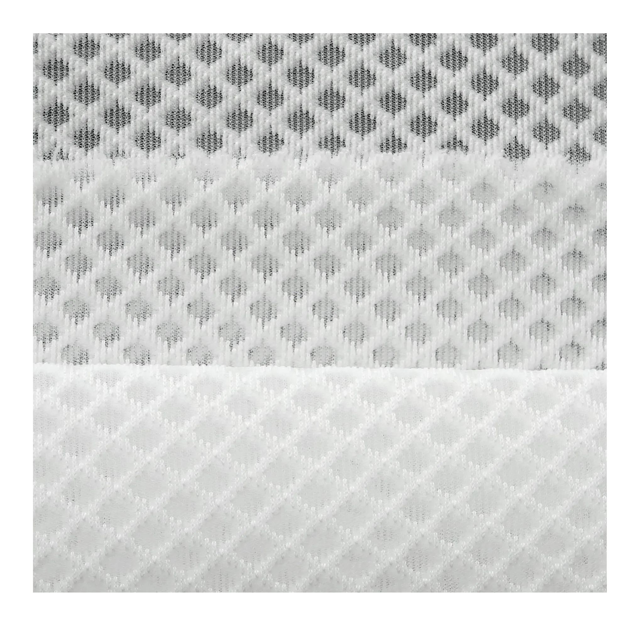 New style hygroscopic diamond mesh breathable bra underwear fabric