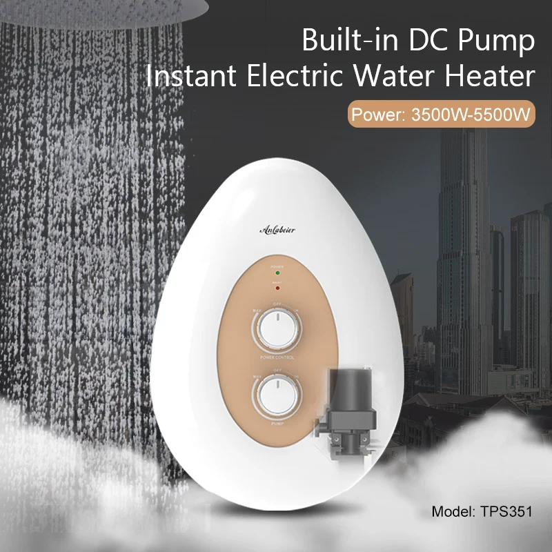 2022 High Quality Good Selling Electric Heating 8kw 3 phase 400v Tankless Water Heater for Whole House